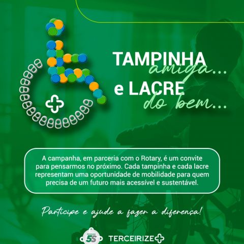 TAMPINHA E LACRE DO BEM